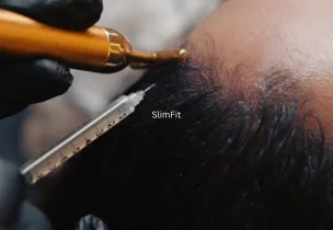 PRP hair restoration procedure at Luxeria Clinic