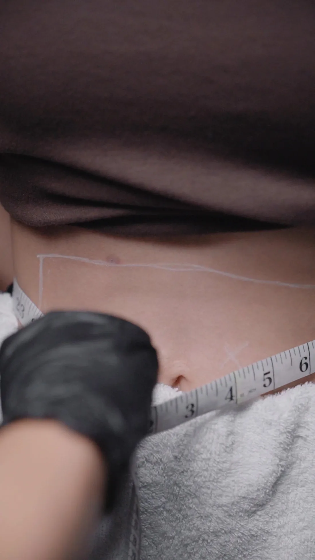 Waist measurement during a luxeria SlimFit medical weight loss review